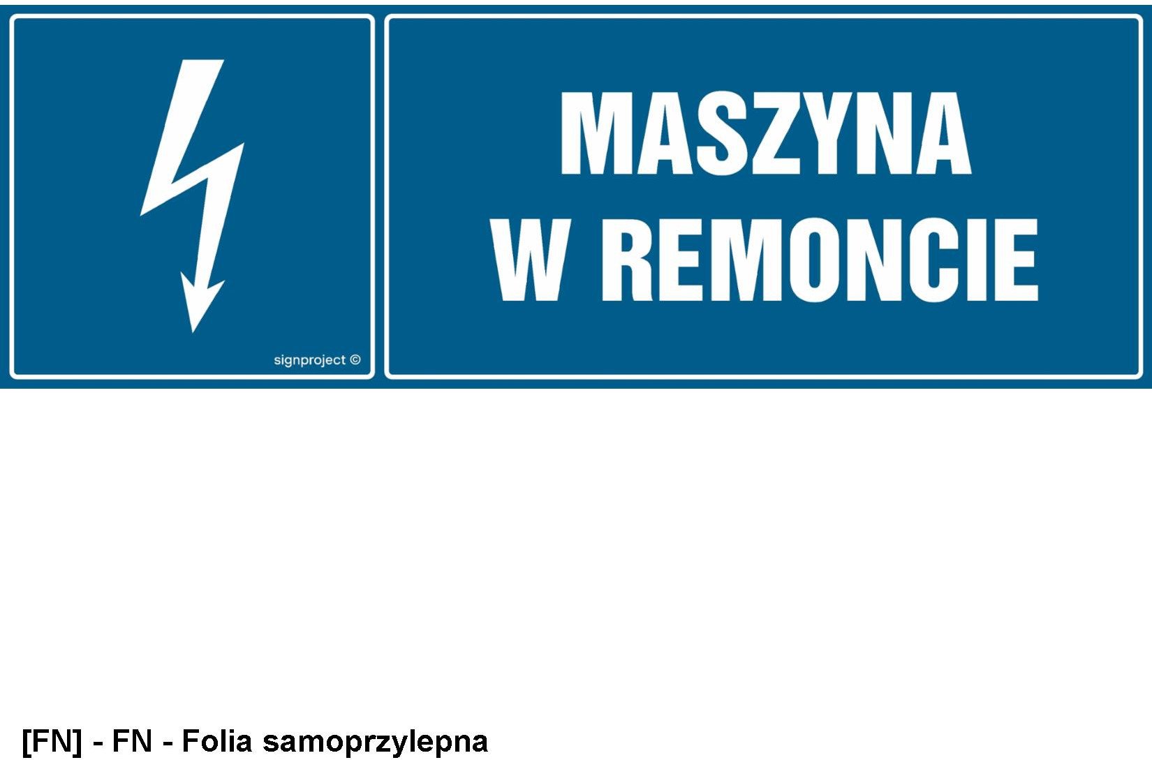 HH030 - Maszyna w remoncie 450x150