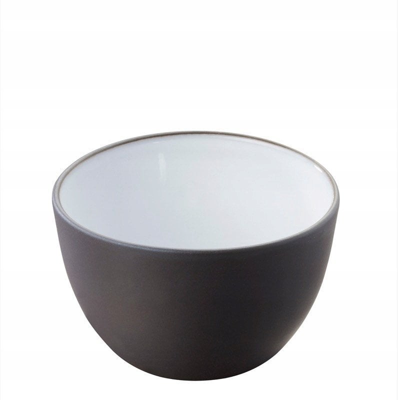 SOLID miska mała 11 cm, biało-czarna