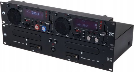 Omnitronic XDP-3002 Dual CD MP3 Player Odtwarzacz CD USB SD jog wheel Nowy