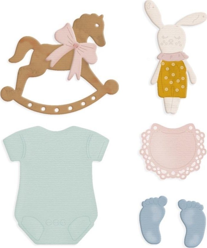 Zestaw wykrojników - Baby 6szt