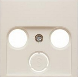 Hager Pokrywa do gniazda antenowego kremowa - 5312038982