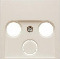 Hager Pokrywa do gniazda antenowego kremowa - 5312038982