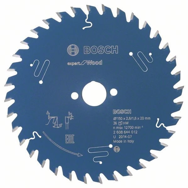 Circular Saw Blade Exp WO H 150x20x36