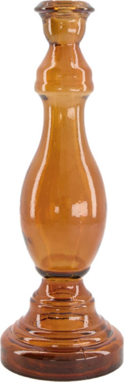 Tajemniczy ogród Świecznik ze szkła z recyklingu, 30 cm