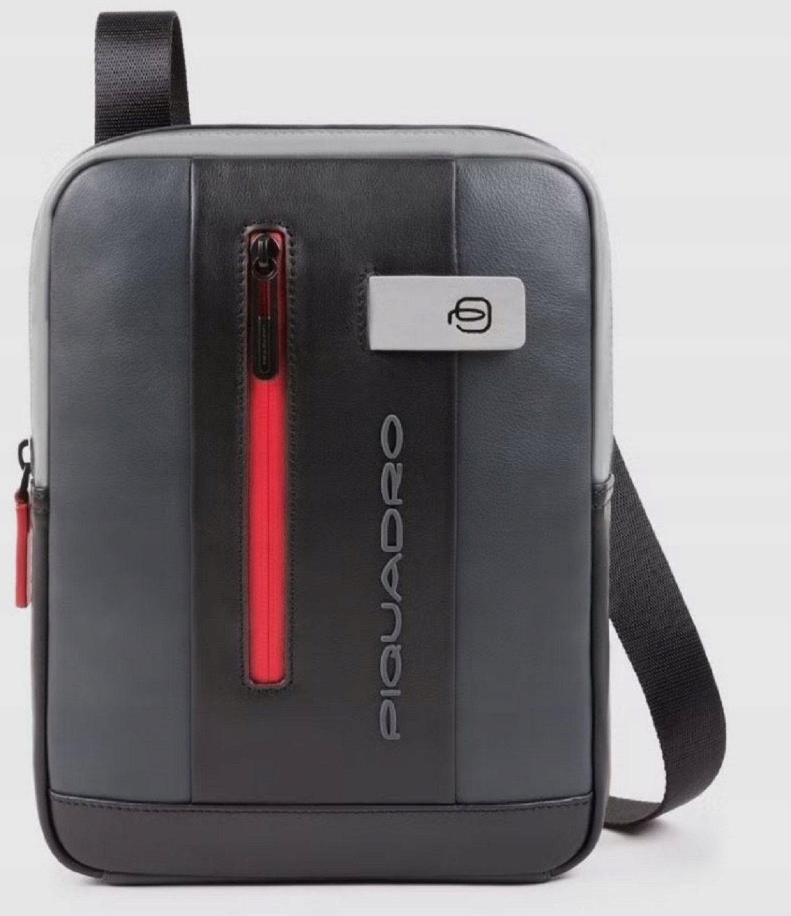 Piquadro Piquadro, Urban, Leather, iPad Sleeve, Crossbody Bag, Black/Grey, CA1816UB00, 21 x 27 x 6 cm, For Men For Men