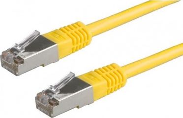 Roline ROLINE PatchCord S/FTP Kat.5e 3m żółty