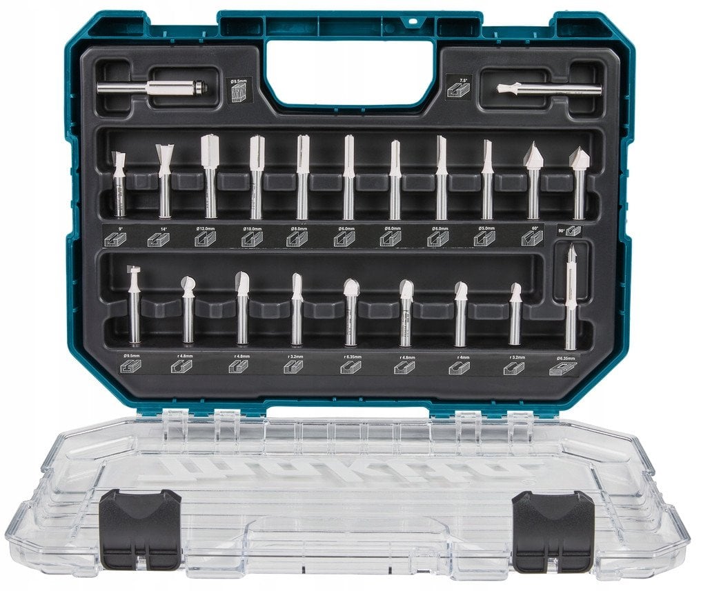 Frezarka Makita 22-piece milling cutter set MAKITA D-74784
