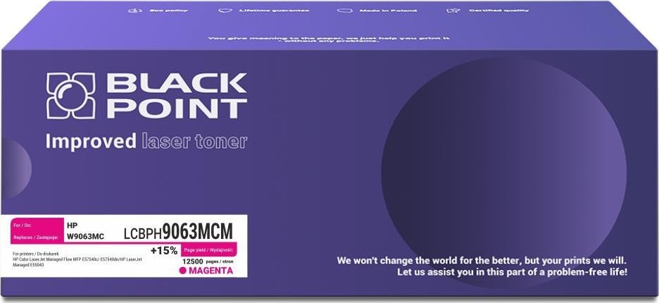 Toner Black Point Toner Black Point LCBPH9063MCM zamiennik HP W9063MC magenta