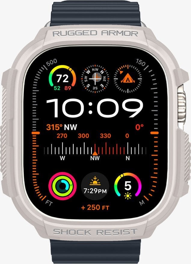 Spigen Spigen Rugged Armor - Obudowa do Apple Watch Ultra 1/2 49 mm (Dune Beige)