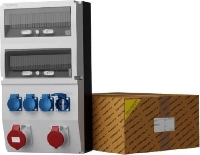 Doktorvolt Rozdzielnica budowlana eXT 32A 16A 4x230V Mennekes Doktorvolt