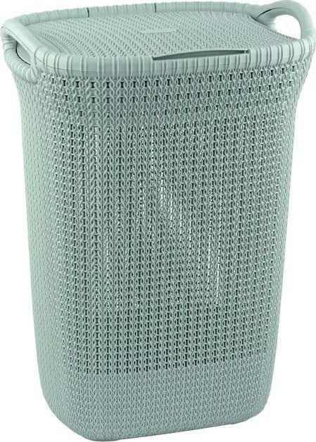 Curver CURVER KNIT LAUNDRY BASKET 57L/GRAY BLUE