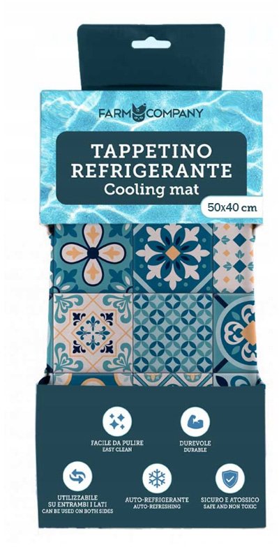 Farm Company Mata chłodząca żelowa dla psa Majolica 50x40 cm