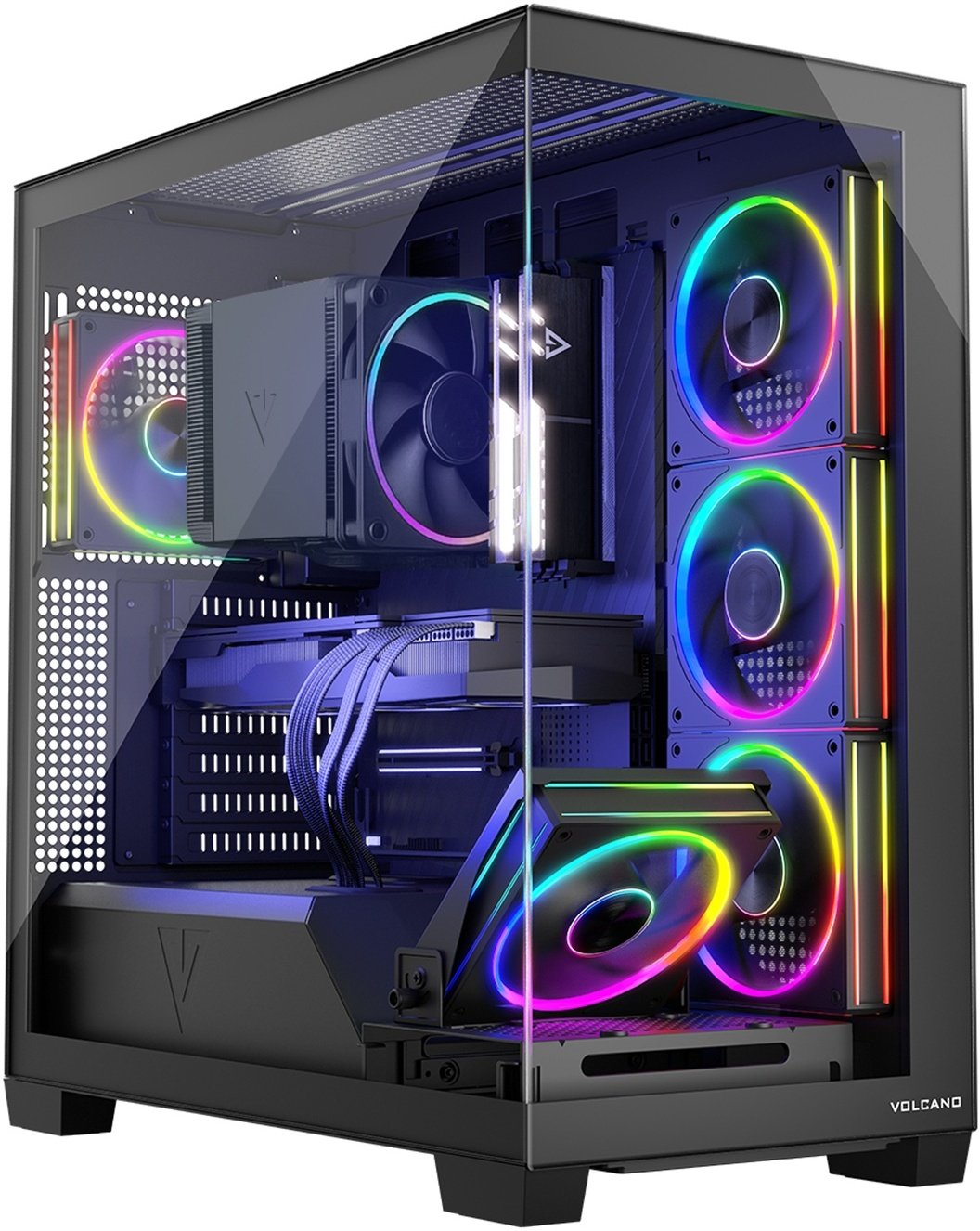 Komputer Vist Powered by ASUS Ryzen 7 8700F RX 9070 32GB DDR5 SSD 1TB WIFI W11