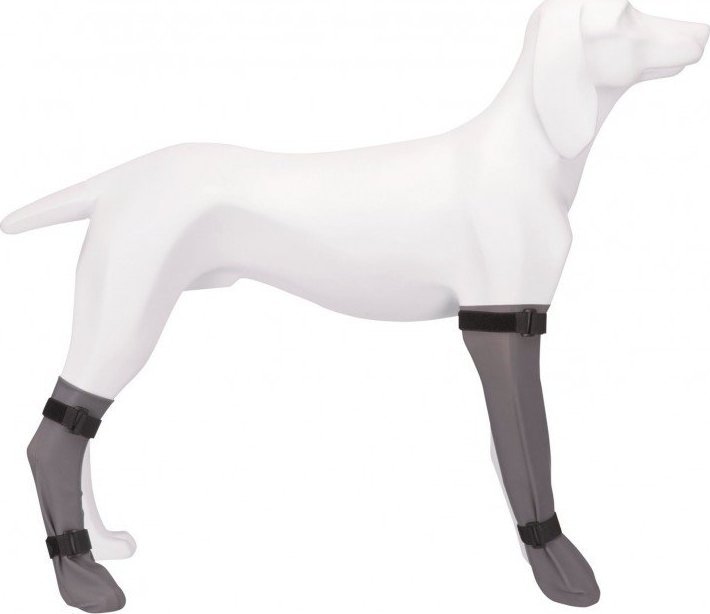 Trixie Skarpetka ochronna, silikon, S: 6 cm/30 cm, szara