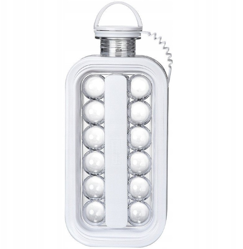 Forma do LODU Butelka PRZENOŚNA PLAŻA CAMPING PIKNIK TRITAN 2w1 MOBILNA 17x