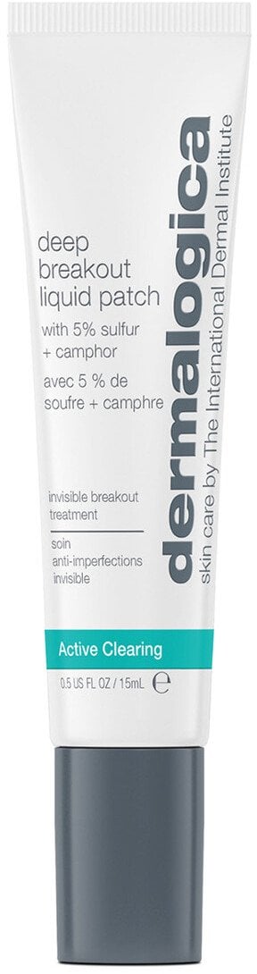 Dermalogica Deep Acne Liquid Patch, Sulfur, Anti-Acnee, Local Treatment Lotion, Acne Prone Skin, For Face, 15 ml