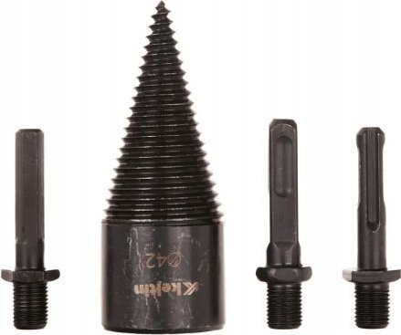 KELTIN Wiertło – świder do łupania drewna 32mm + zestaw adapterów 3szt. (30)
