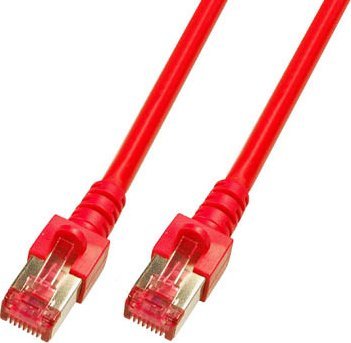 EFB EFB- Electronic ECOLAN - Patch- Cable - RJ- 45 (M) to RJ- 45 (M) - 25 m - pairs in metal foil (PiMf) - CAT 6 - halogen free, stranded - red (K5512