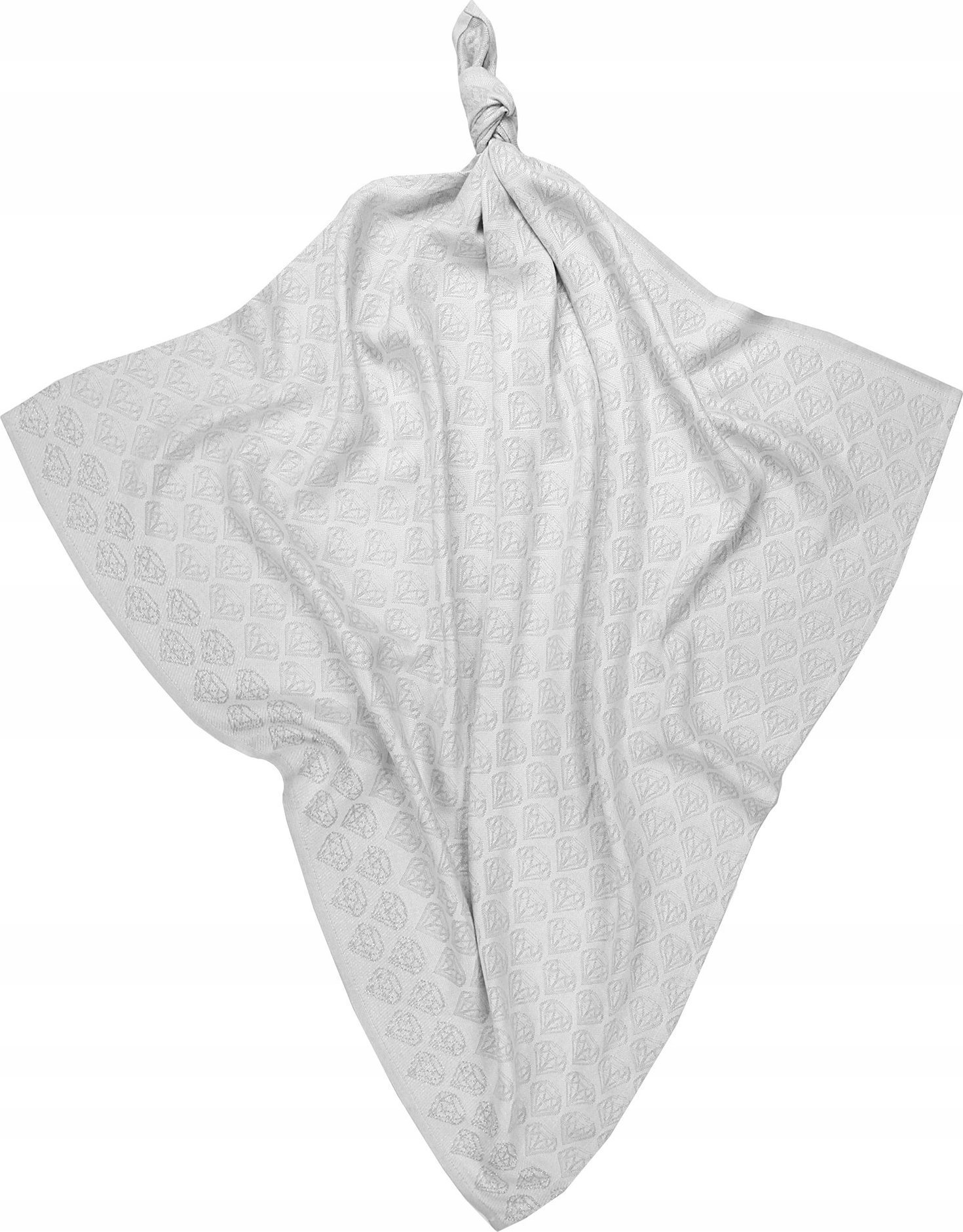 Texpol PIELUSZKA BAMB.SILVER GLOW 75X75CM-DIAMO NT SREBRNY