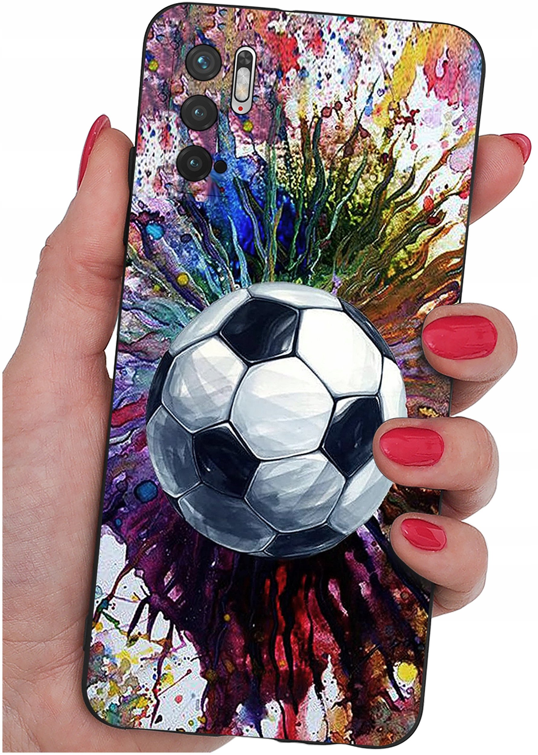 krainaGSM ETUI do Xiaomi Redmi Note 10 5G SILIKONOWE MATT CASE + SZKŁO 9H