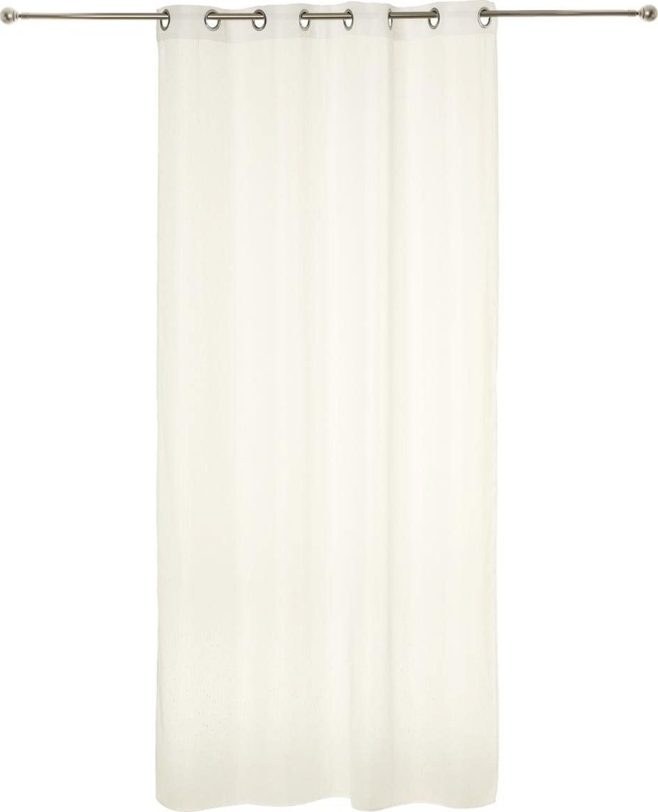 Atmosphera Firanka gotowa na przelotkach 140 x 240 cm, kolor kremowy