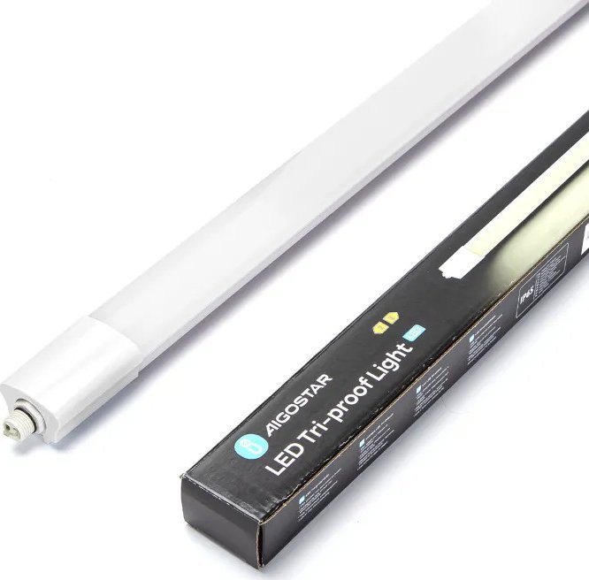 Świetlówka kompaktowa Aigostar Świętówka listwa oprawa led 230V 18W 60cm biała neutralna komplet Świętówka listwa oprawa led 230V 18W 60cm biała neut