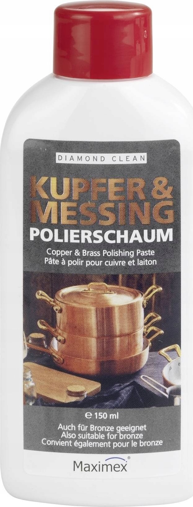 Maximex Płyn do polerowania miedzi i mosiądzu, 150 ml
