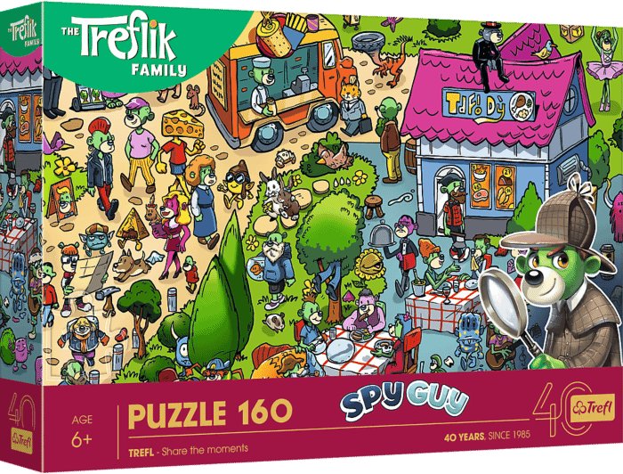 Trefl Puzzle Rodzina Treflików 40-lecie Trefl - Trefliki celebrują 160 elementów (40052)