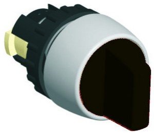 Spamel Napęd przycisku obrotowego z piórkiem 3-położeniowy czarny - ST22-P3.CZ.