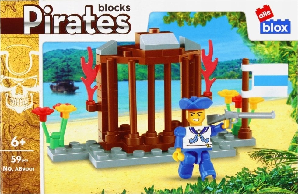 ALLEBLOX KLOCKI KONSTR ALLEBLOX PIRAT 59EL 15X10X5 PUD