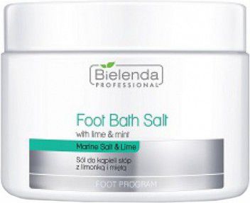 Bielenda Professional Foot Bath Salt With Lime & Mint Sól do kąpieli stóp z limonką i miętą 600g