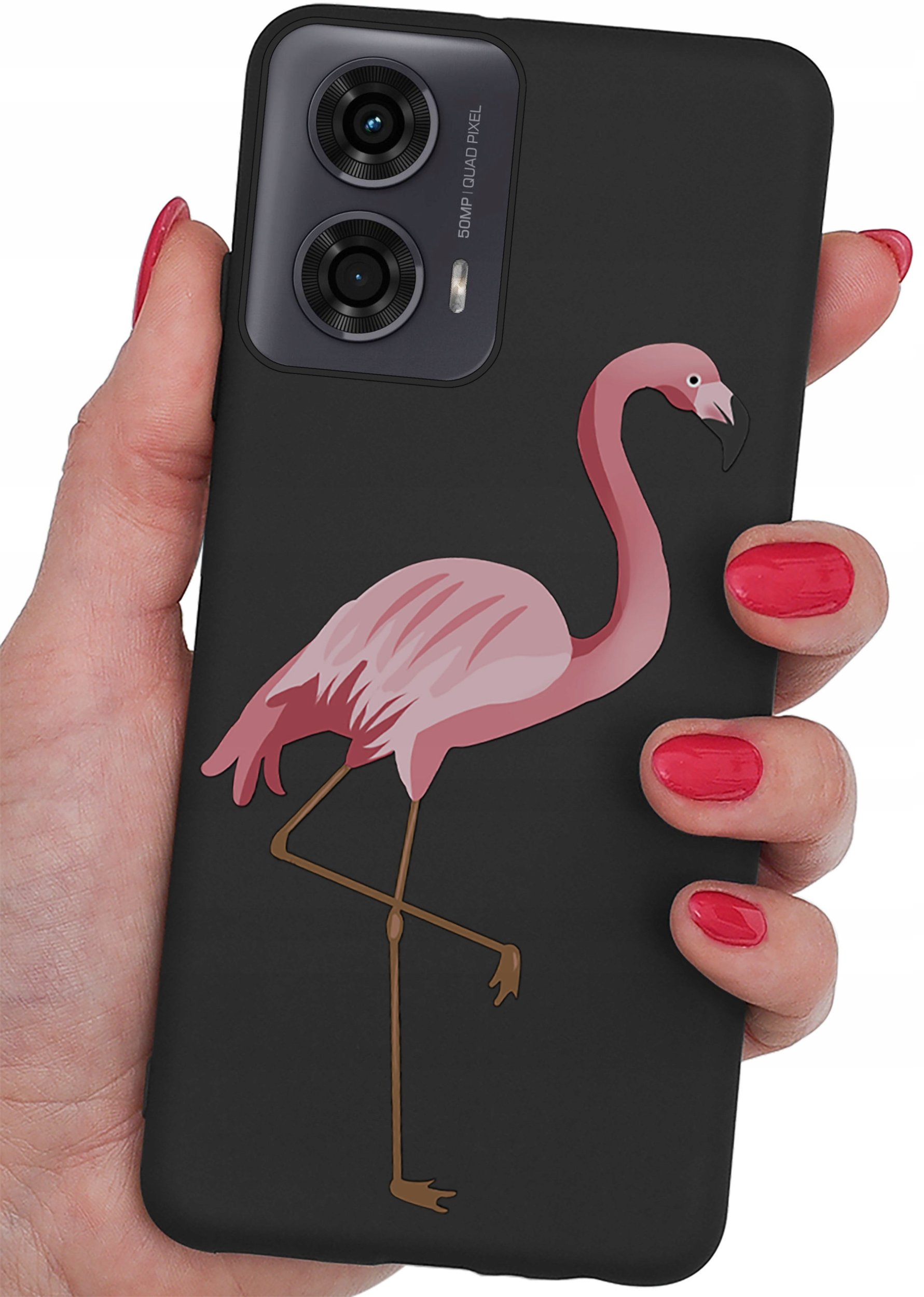 Etui do Motorola Moto G24 | G24 POWER | G04 CASE WZORY MATT PLECKI + SZKŁO