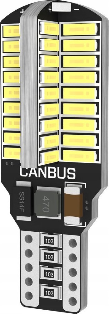 SKLEPLEDY ŻARÓWKA LED W16W T15 CANBUS WSTECZNEGO 72 LED SMD