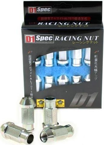 MTuning_F Nakrętki D1SPEC Replica Race M12x1.5 Silver