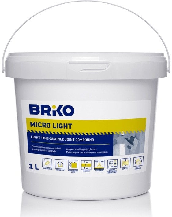 FINE-GRAINED PUTTY BRIKO SM 1 L
