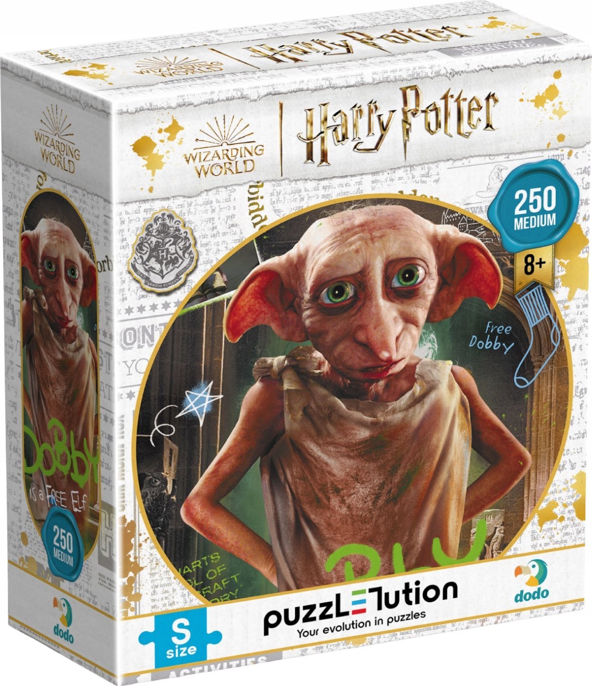 Dodo Puzzle "Harry Potter - Zgredek" 250 Elementów Układanka Dla Dzieci Zestaw