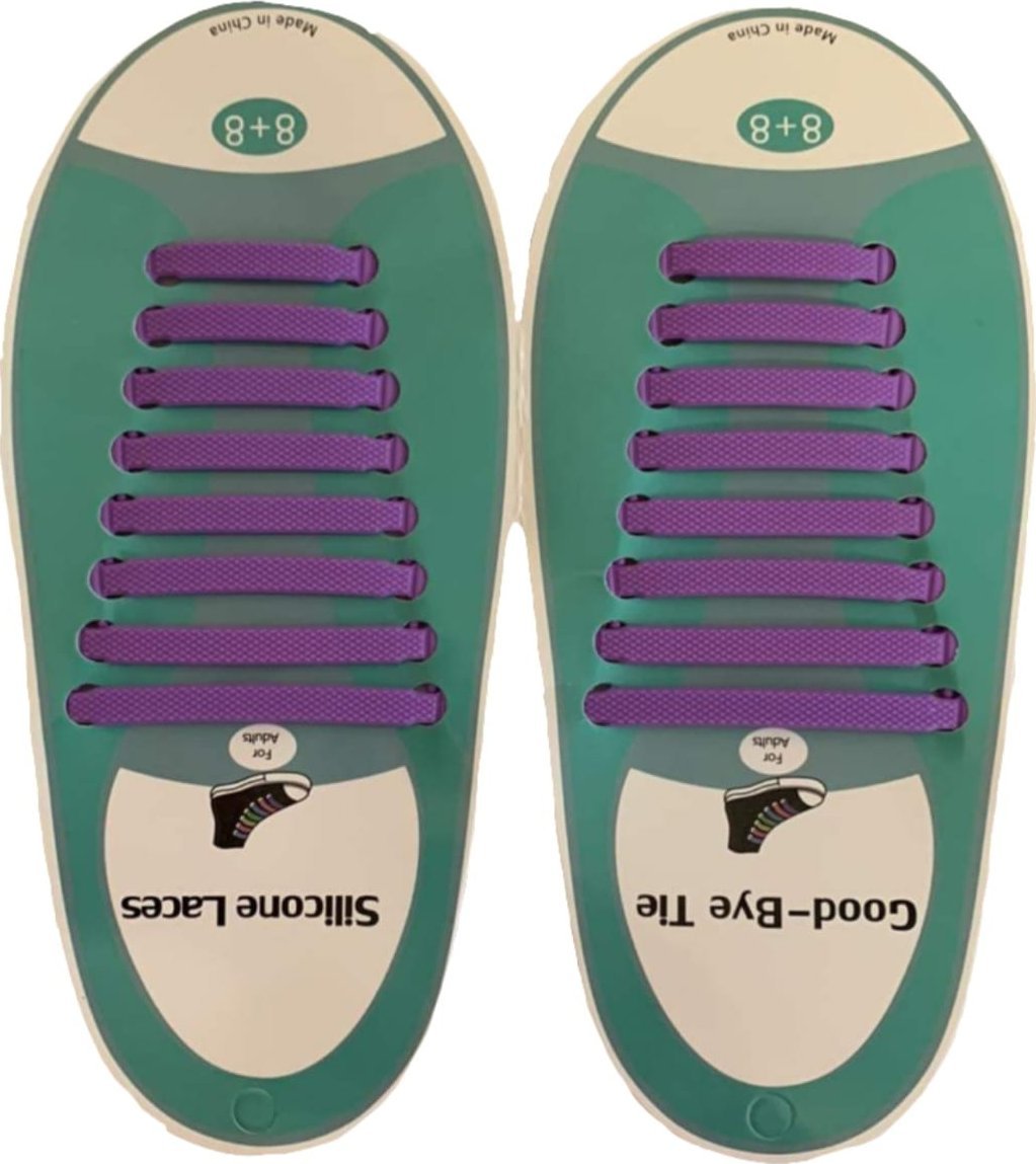 kufer-pasmanteria.pl Sznurowadła silikonowe ( FIOLETOWE )