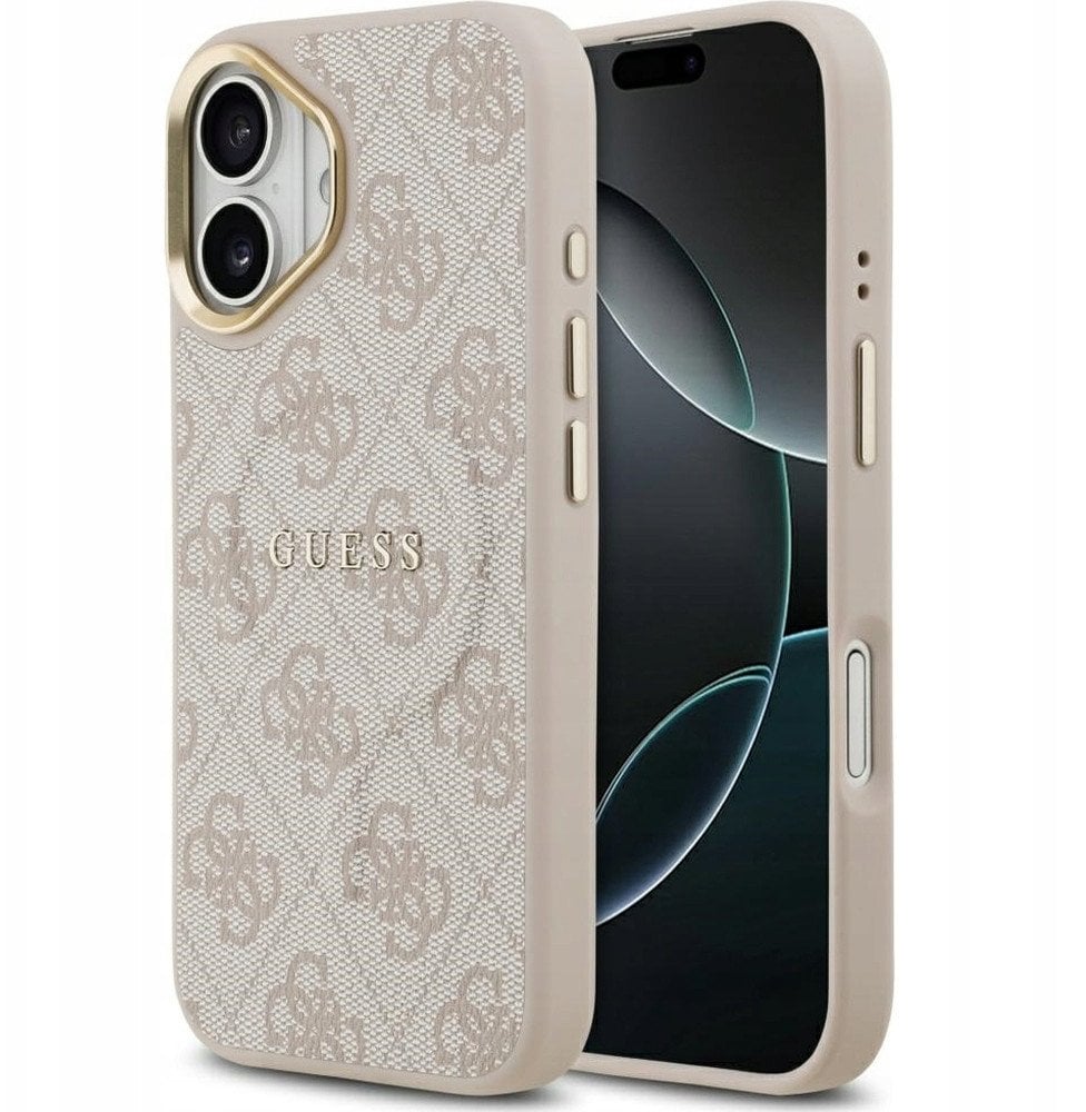 GUESS futerał do IPHONE 17 kompatybilny z MagSafe GUHMP17SP4MSEGCP (PU 4G W/ Classic) różowy