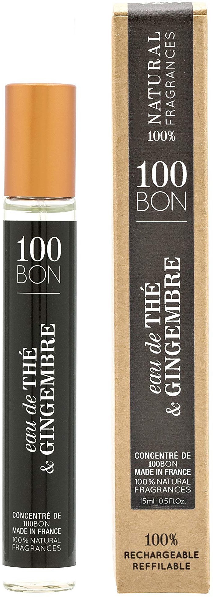 100 Bon, Eau de The & Gingembre, Eau De Parfum, Unisex, 15 ml *Miniature Unisex