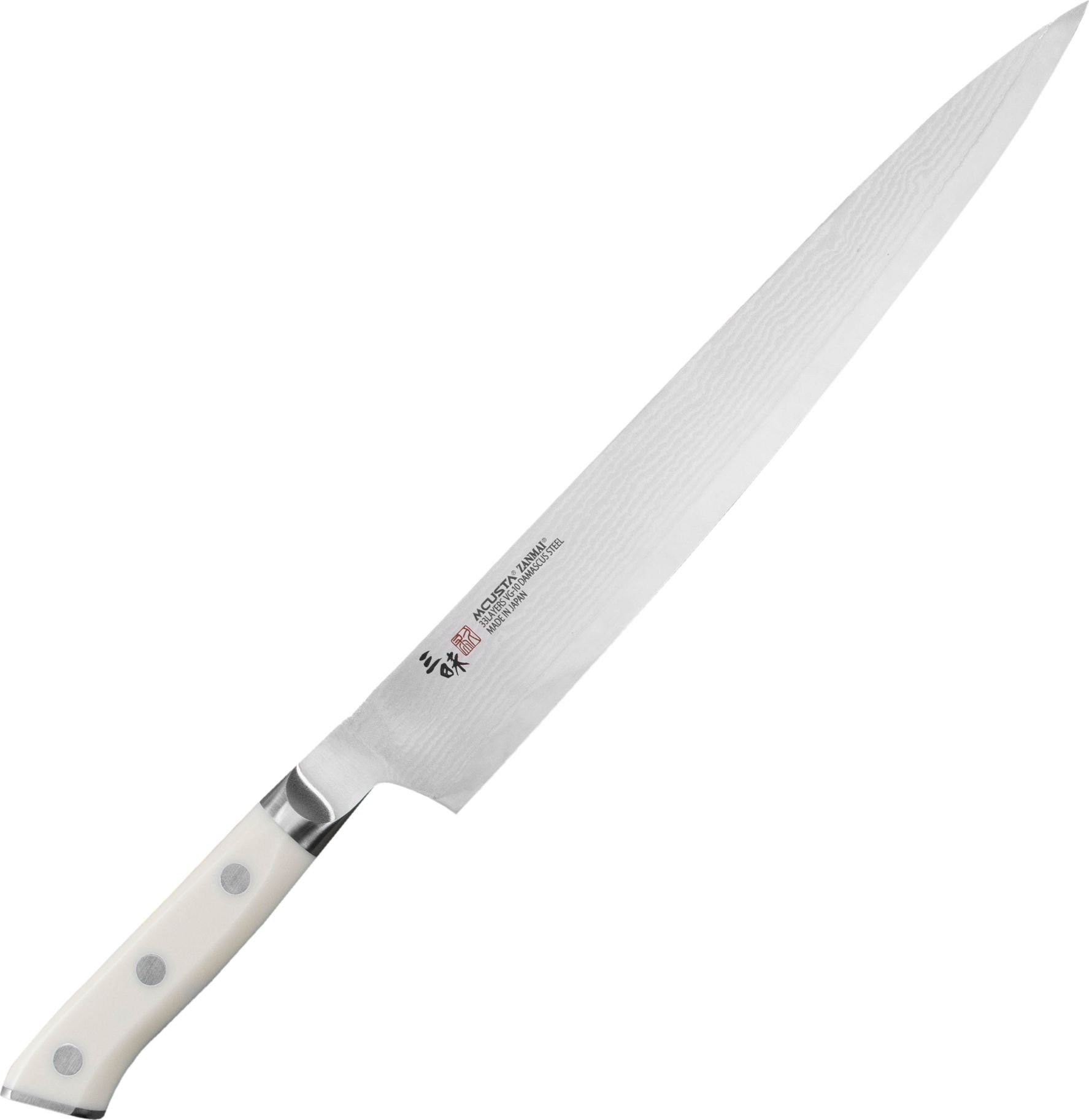 Mcusta Mcusta Zanmai Classic Damascus VG-10 Corian Nóż Sujihiki 27cm