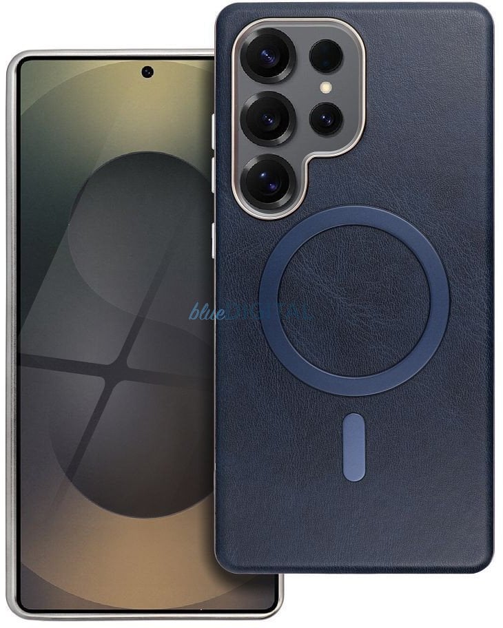 Futerał GENTLEMAN MAG COVER kompatybilny z MagSafe do SAMSUNG A17 granatowy