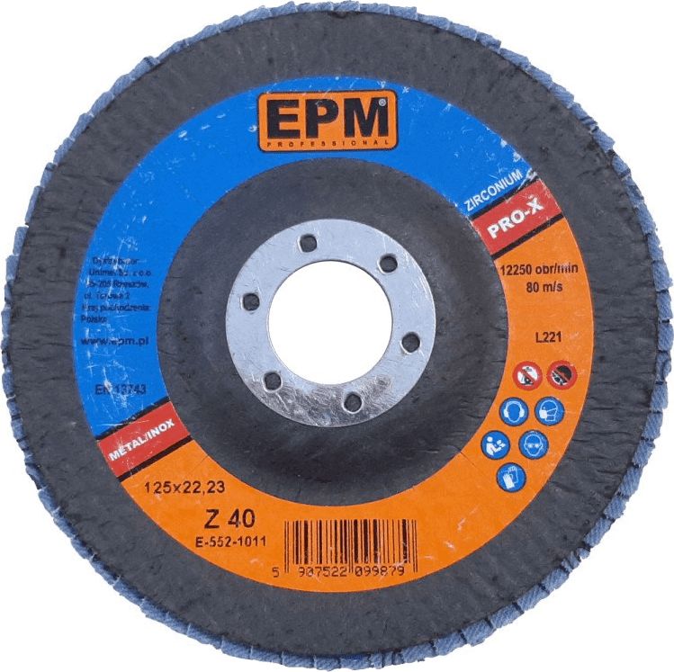 EPM lamelka cyrkonowa EPM PRO-X granulacja 80 125mm (E-552-1013)