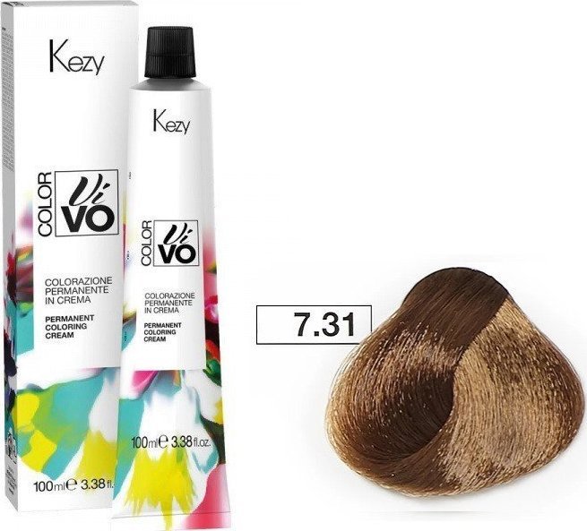 Kezy Farba do włosów Kezy Color Vivo 100 ml 7.31 blond savannah