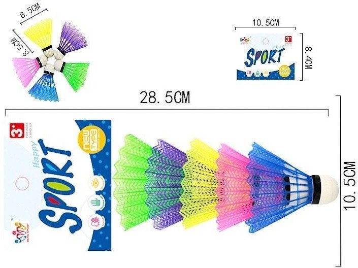 Lotki do badmintona 5szt