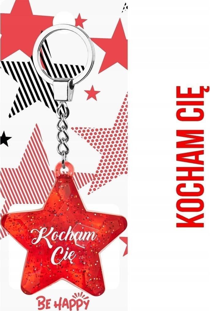 Brelok gwiazdka Kocham Cię