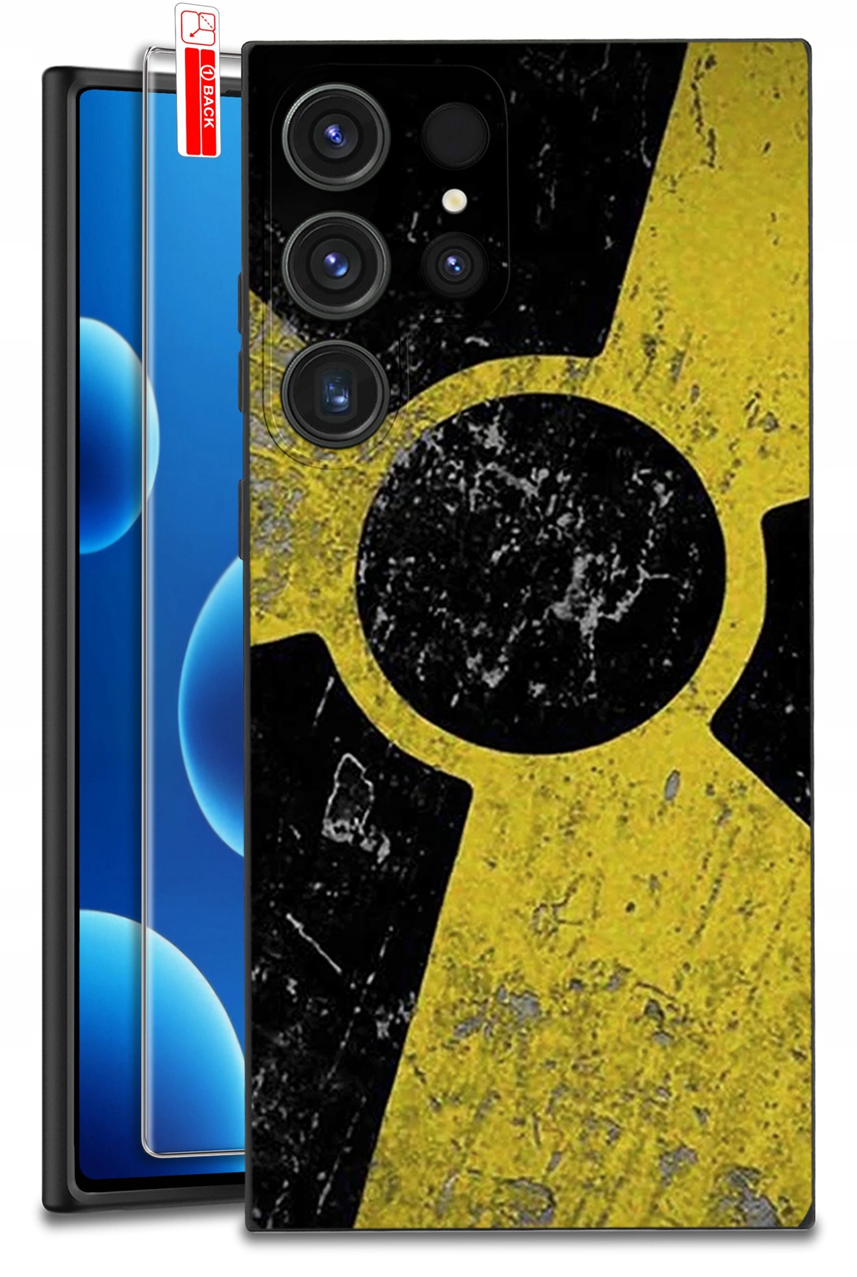 ETUI do Samsung Galaxy S24 Ultra | WZORY | SILIKONOWE MATT CASE + SZKŁO 9H