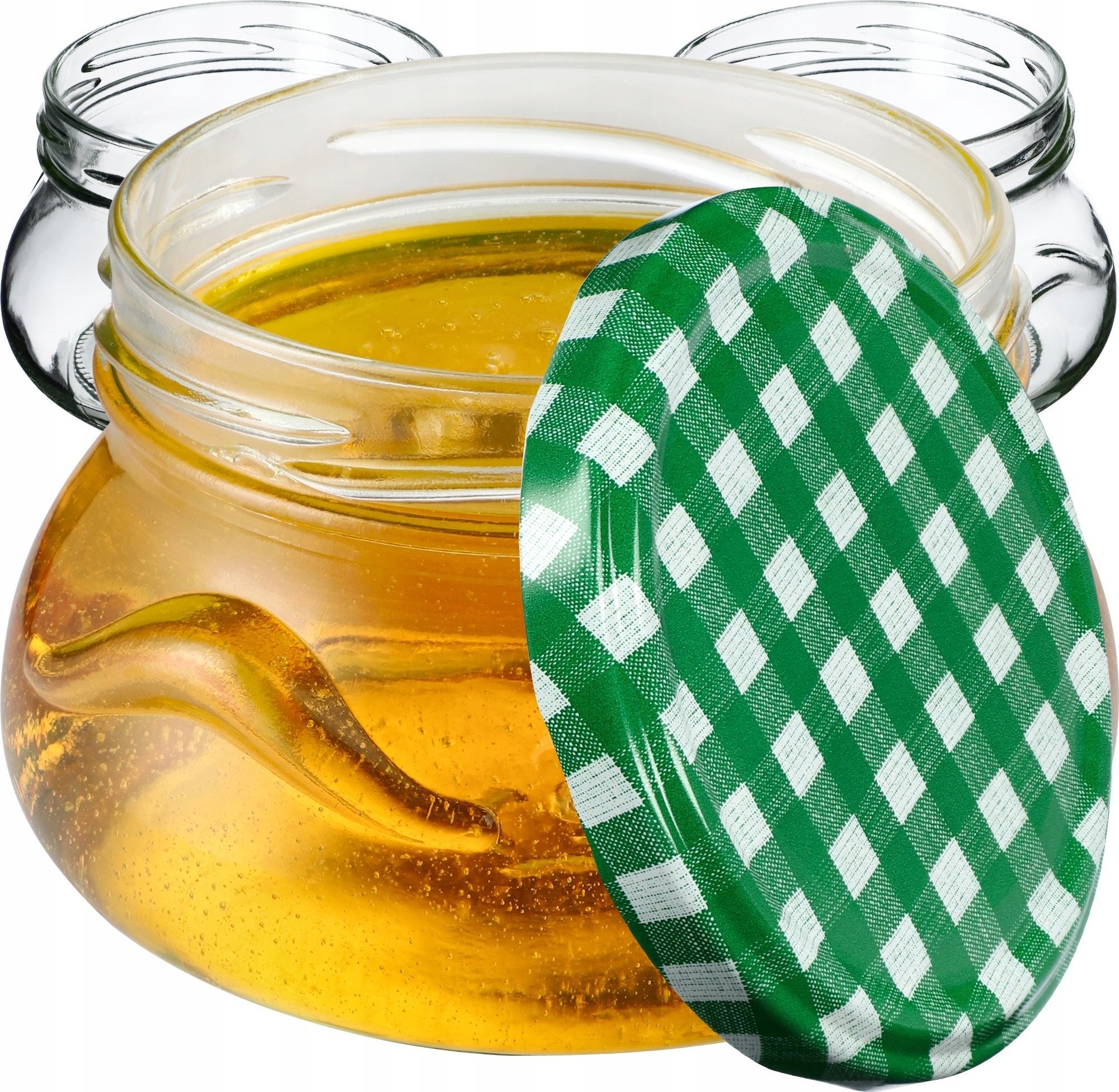 Kadax 100x Słoiki Szklane 300ml Na Przetwory Dżem Miód