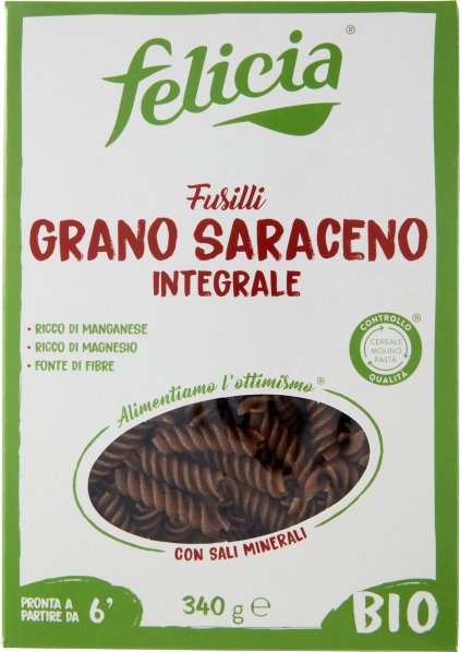 MAKARON FUSILLI DI GRANO SARACENO 340g - FELICIA