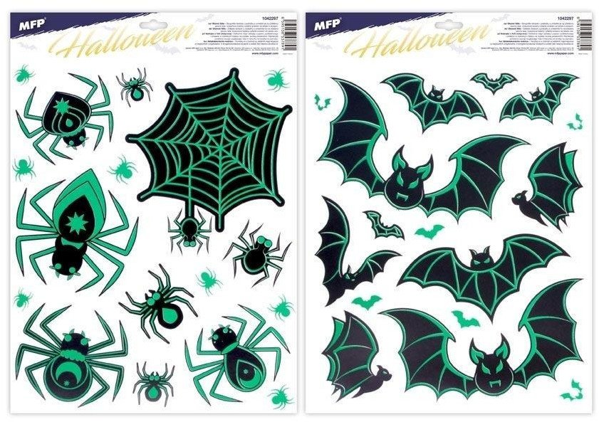 Dekoracja świąteczna MFP paper naklejka na okno Halloween świecąca 30x42cm 3003 1042297