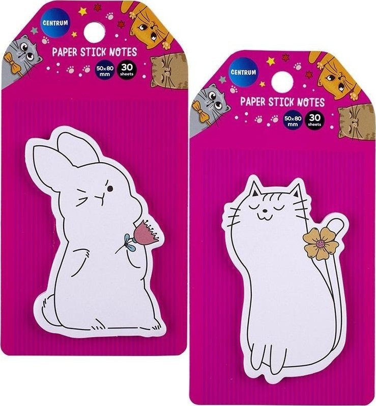 Karteczki samoprzylepne 50x80mm/30K mix